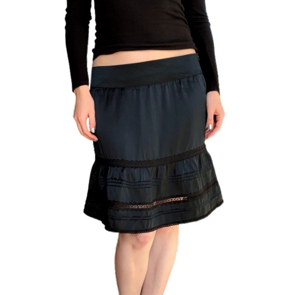 Juicy Couture 100% Silk Y2K Lace Skirt P&G